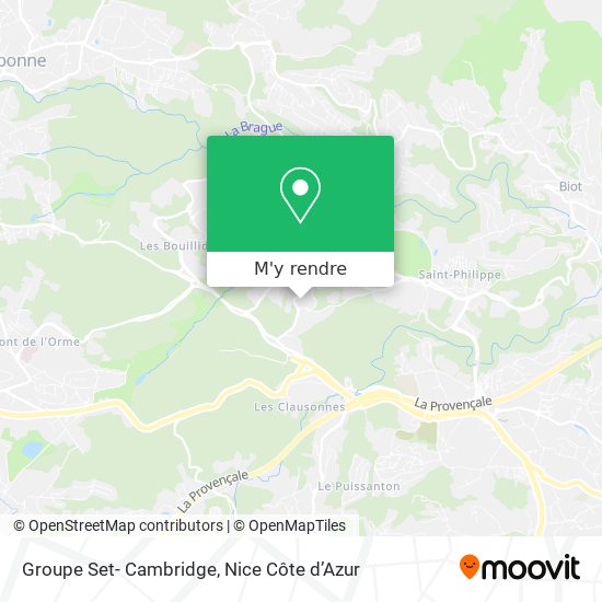 Groupe Set- Cambridge plan