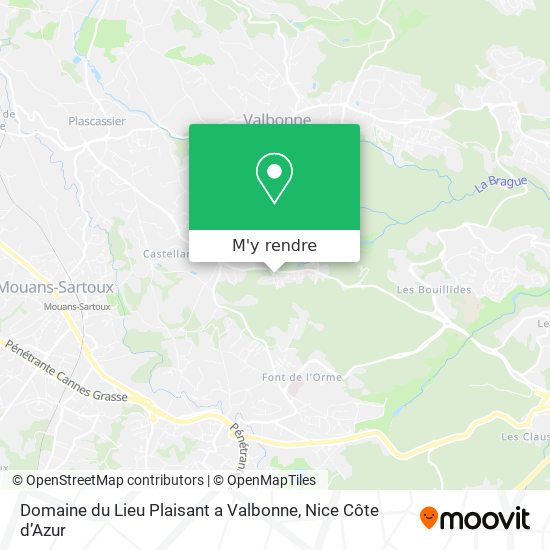 Domaine du Lieu Plaisant a Valbonne plan