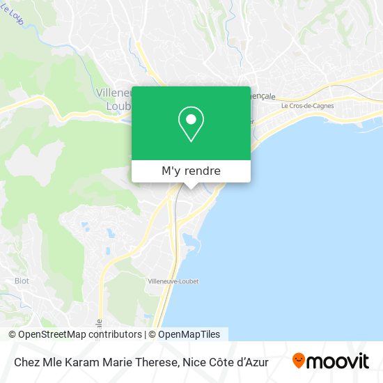 Chez Mle Karam Marie Therese plan