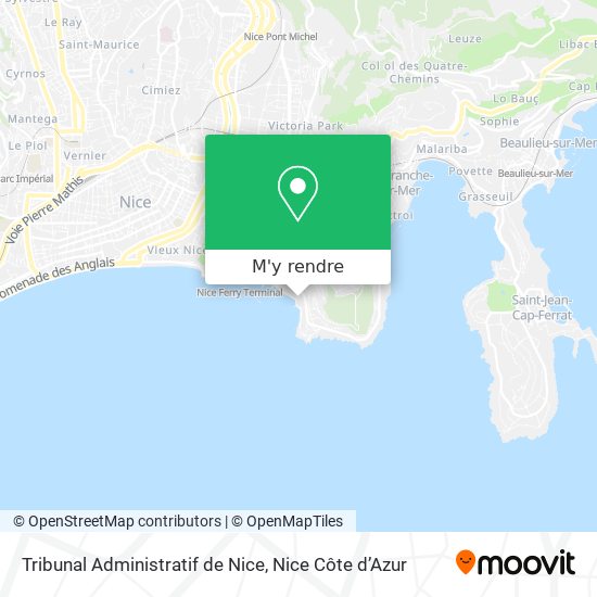Tribunal Administratif de Nice plan