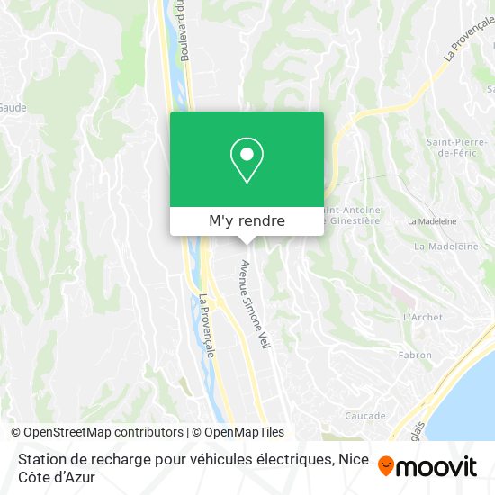 Station de recharge pour véhicules électriques plan