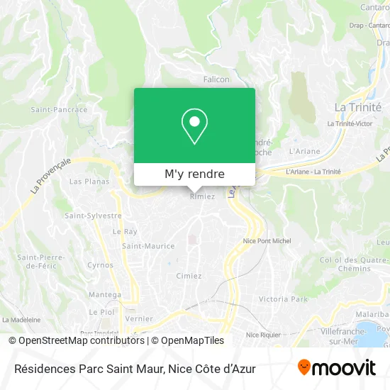 Résidences Parc Saint Maur plan