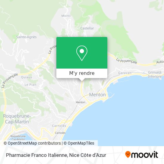 Pharmacie Franco Italienne plan