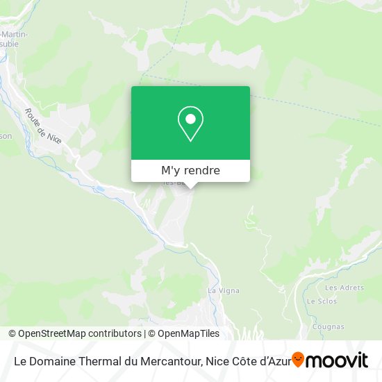 Le Domaine Thermal du Mercantour plan