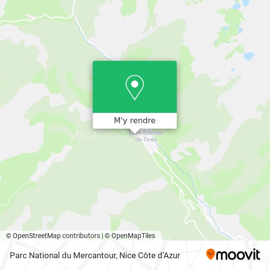 Parc National du Mercantour plan
