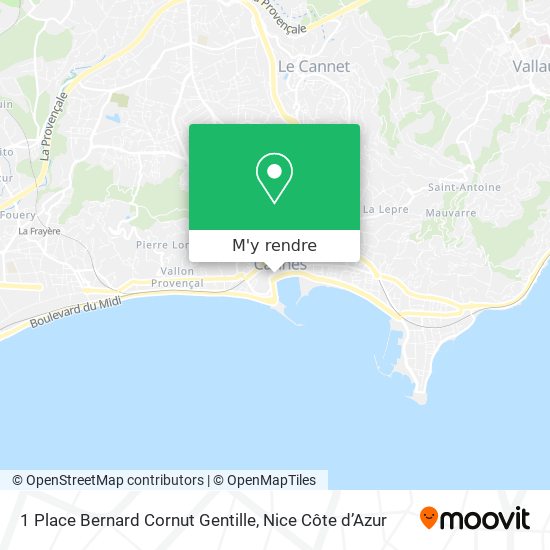 1 Place Bernard Cornut Gentille plan