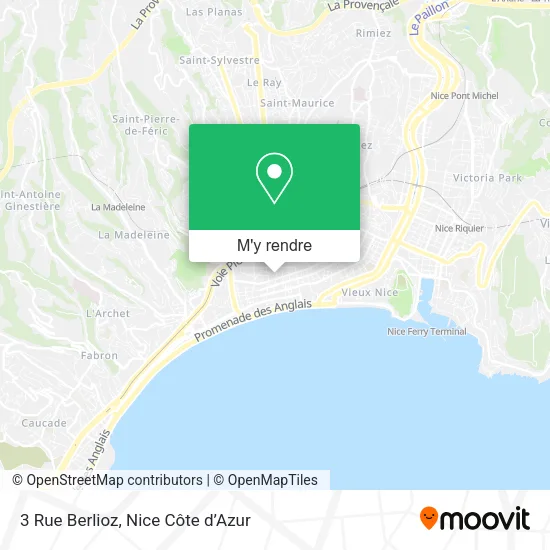 3 Rue Berlioz plan