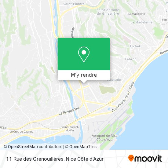 11 Rue des Grenouillères plan