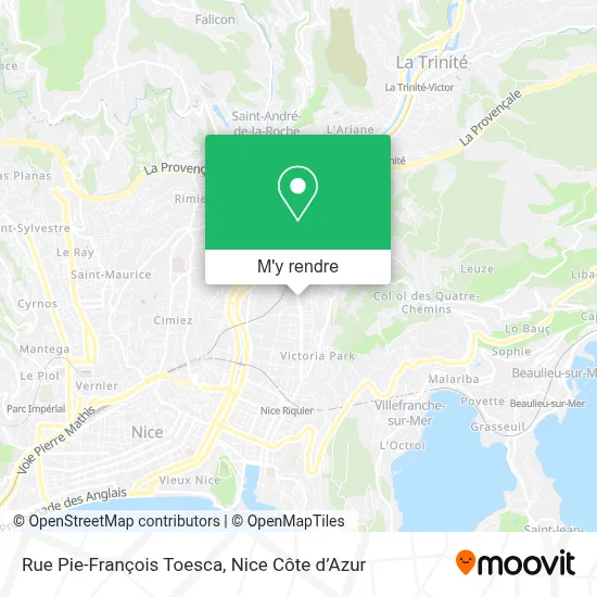 Rue Pie-François Toesca plan