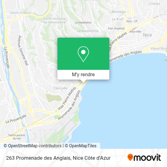 263 Promenade des Anglais plan