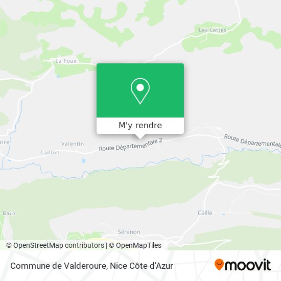 Commune de Valderoure plan