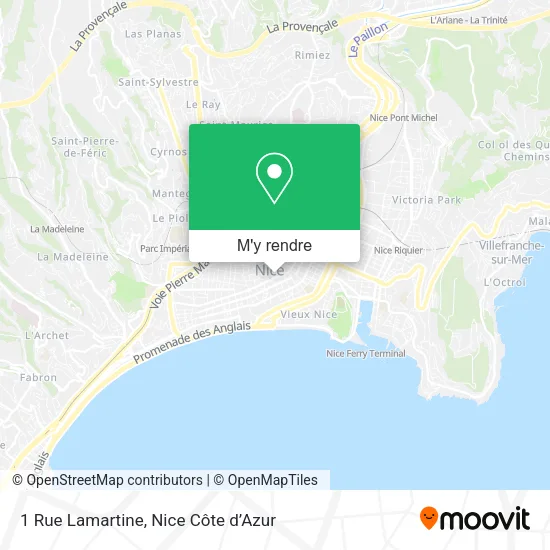 1 Rue Lamartine plan