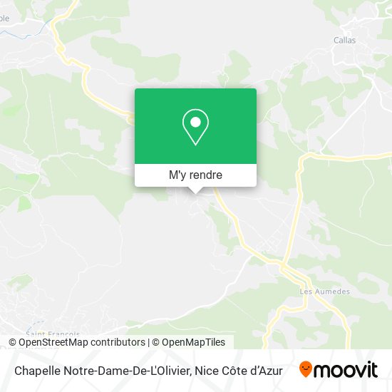 Chapelle Notre-Dame-De-L'Olivier plan