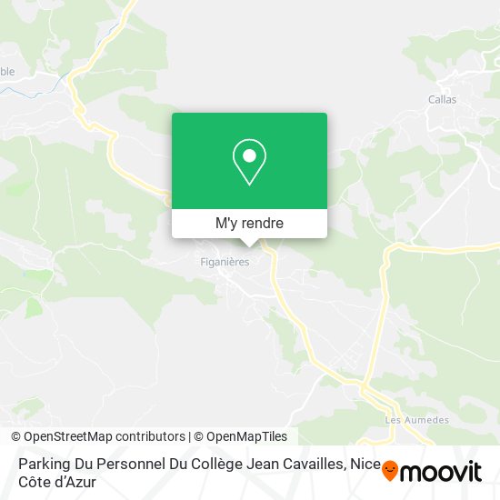 Parking Du Personnel Du Collège Jean Cavailles plan
