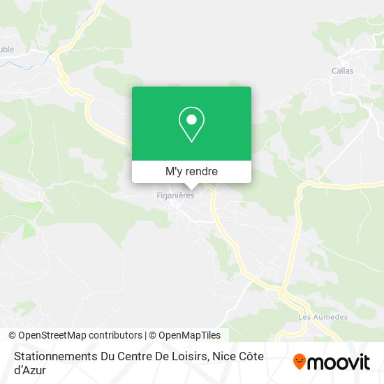 Stationnements Du Centre De Loisirs plan