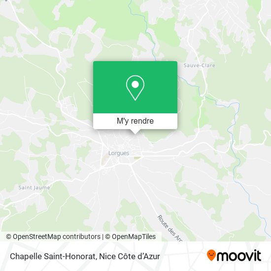 Chapelle Saint-Honorat plan
