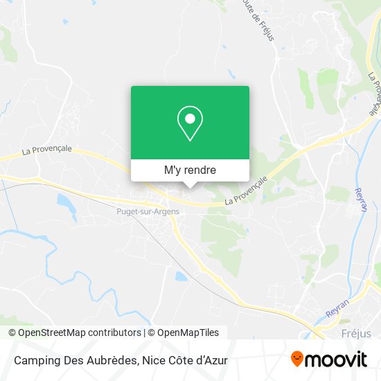 Camping Des Aubrèdes plan