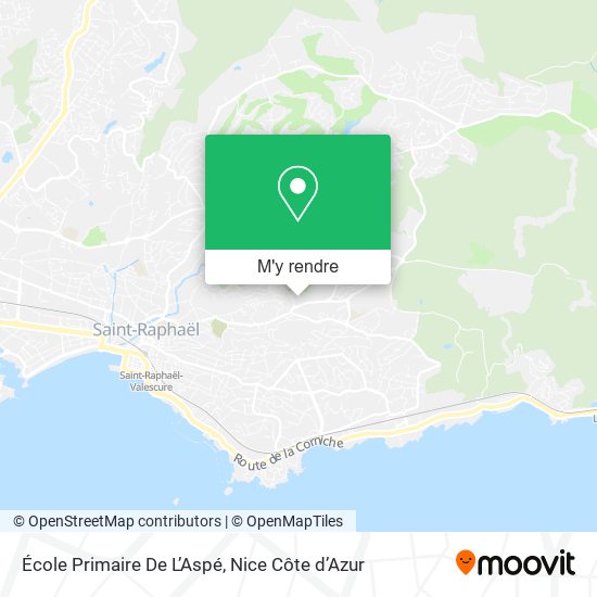 École Primaire De L’Aspé plan