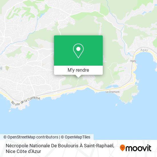 Nécropole Nationale De Boulouris À Saint-Raphaël plan