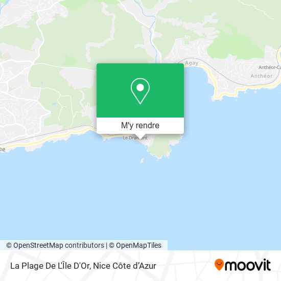 La Plage De L'Île D'Or plan