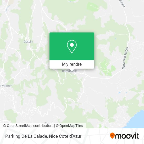 Parking De La Calade plan