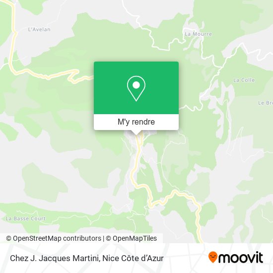 Chez J. Jacques Martini plan