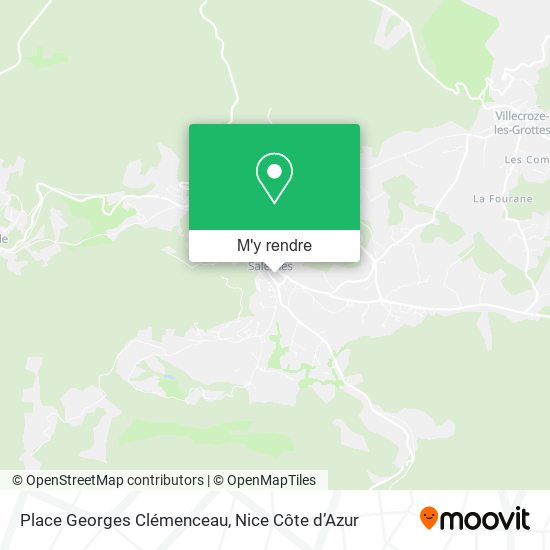 Place Georges Clémenceau plan