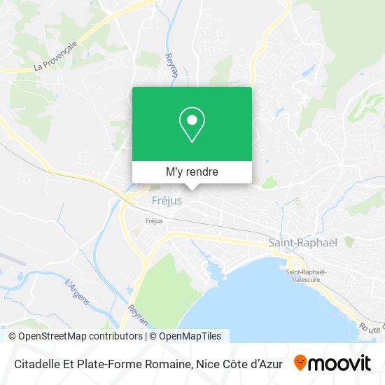 Citadelle Et Plate-Forme Romaine plan