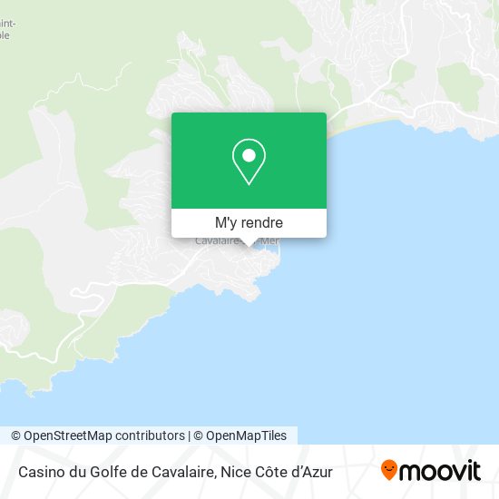 Casino du Golfe de Cavalaire plan