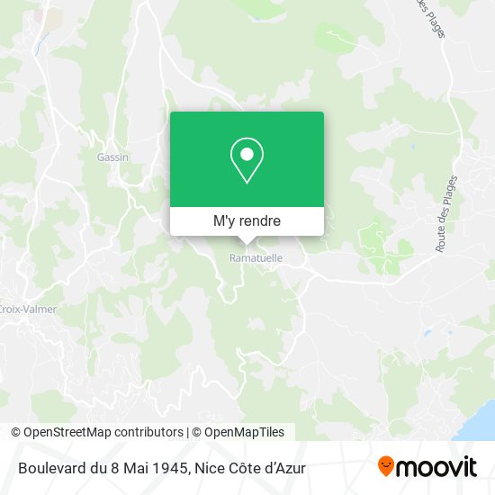 Boulevard du 8 Mai 1945 plan