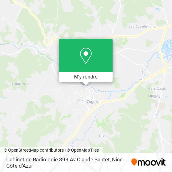 Cabinet de Radiologie 393 Av Claude Sautet plan