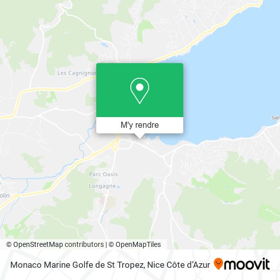 Monaco Marine Golfe de St Tropez plan