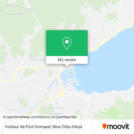 Visiteur de Port-Grimaud plan