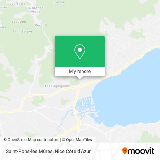 Saint-Pons-les Mûres plan