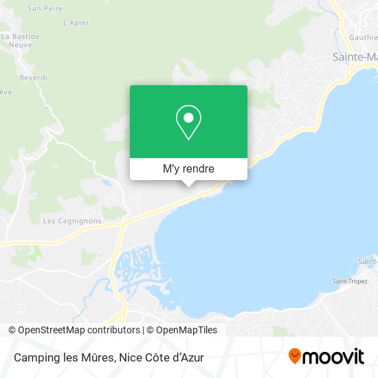 Camping les Mûres plan