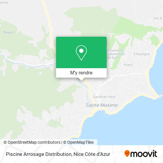 Piscine Arrosage Distribution plan
