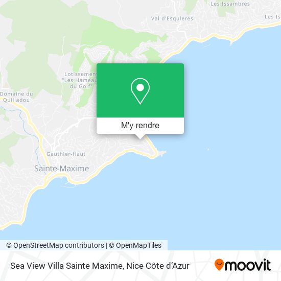 Sea View Villa Sainte Maxime plan