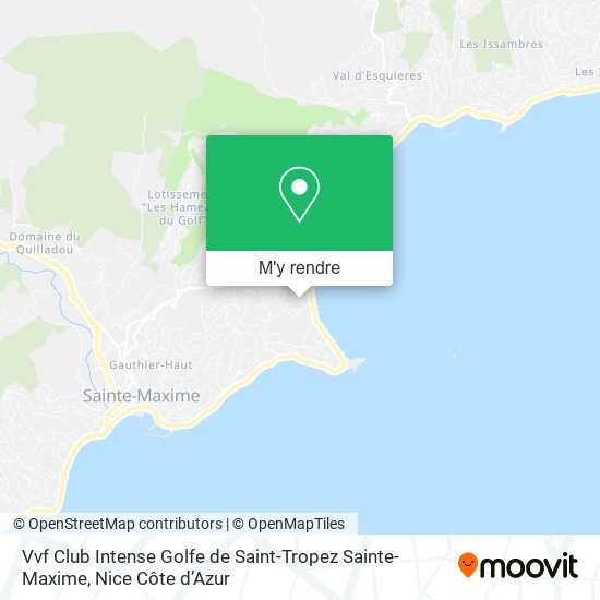 Vvf Club Intense Golfe de Saint-Tropez Sainte-Maxime plan