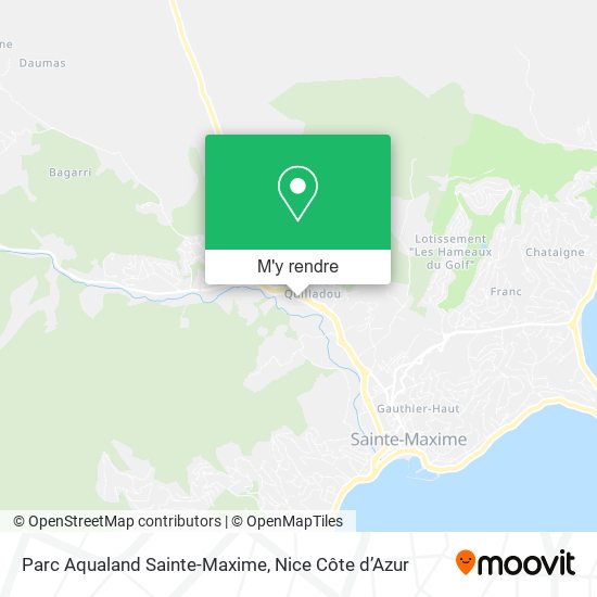 Parc Aqualand Sainte-Maxime plan