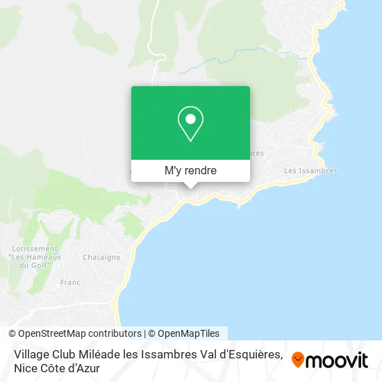 Village Club Miléade les Issambres Val d'Esquières plan