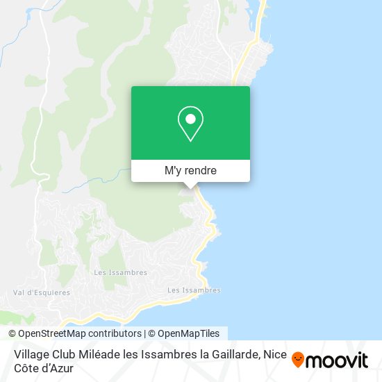 Village Club Miléade les Issambres la Gaillarde plan