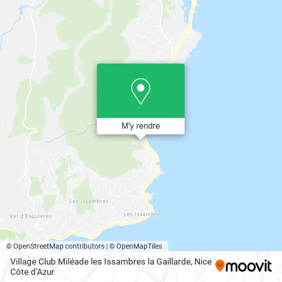 Village Club Miléade les Issambres la Gaillarde plan