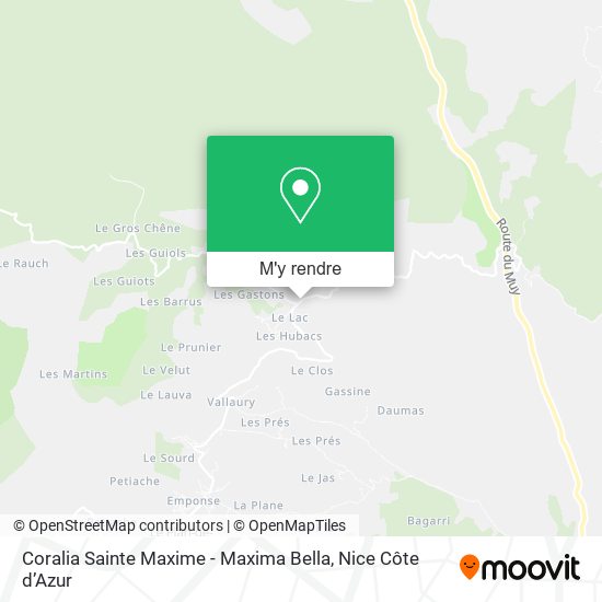 Coralia Sainte Maxime - Maxima Bella plan
