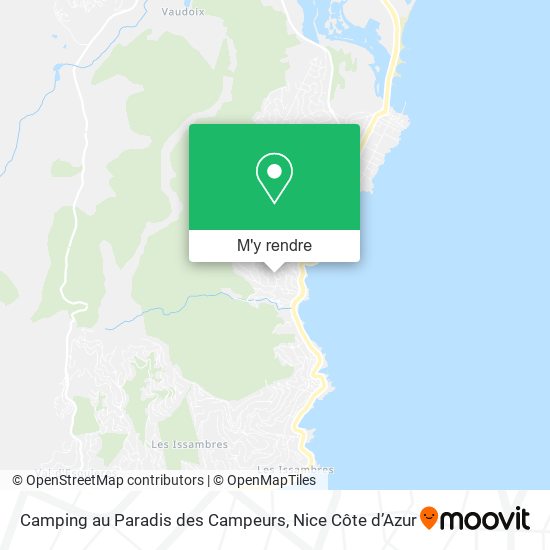 Camping au Paradis des Campeurs plan