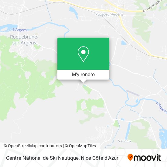 Centre National de Ski Nautique plan
