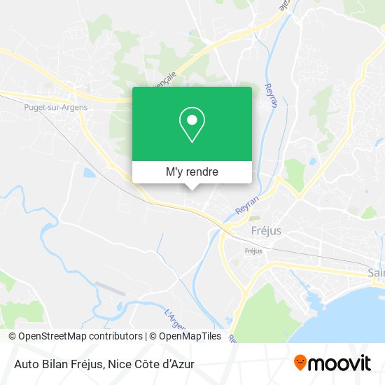 Auto Bilan Fréjus plan