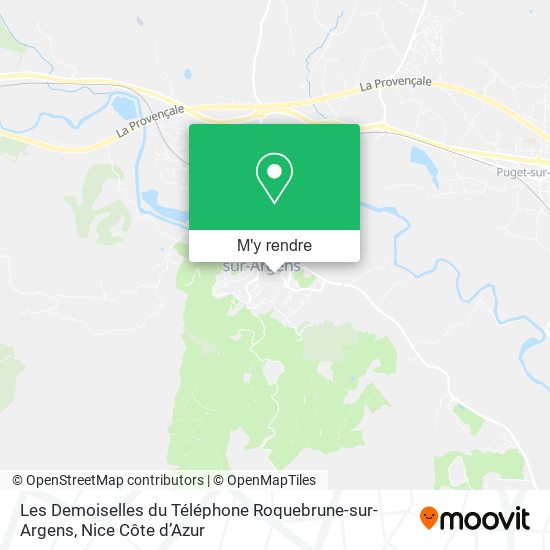 Les Demoiselles du Téléphone Roquebrune-sur-Argens plan