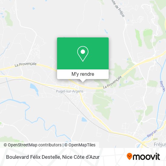 Boulevard Félix Destelle plan