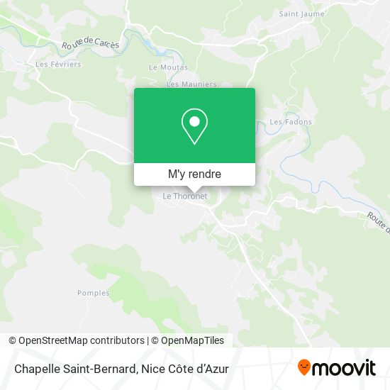 Chapelle Saint-Bernard plan