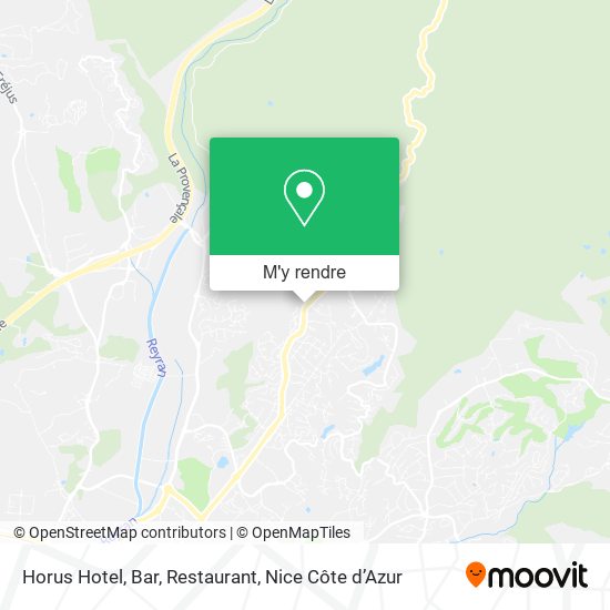Horus Hotel, Bar, Restaurant plan